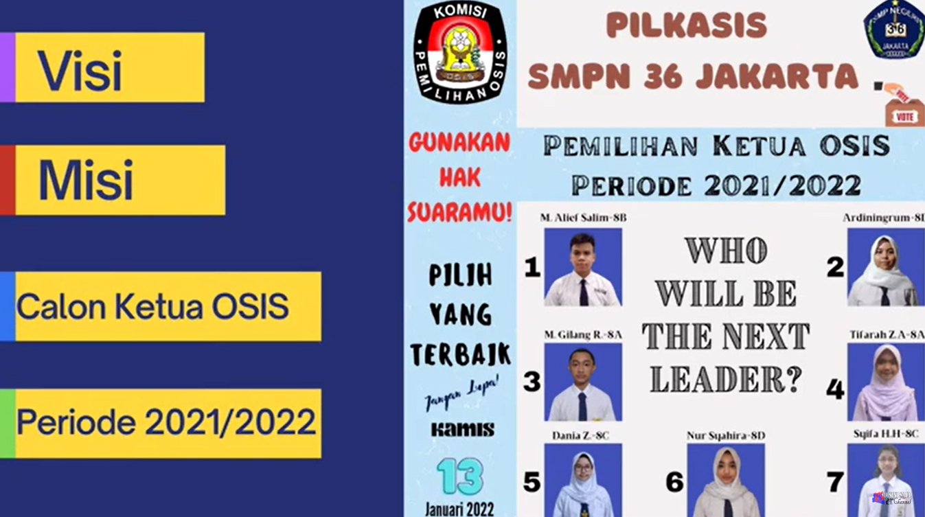 Mars SMP 36 Jakarta (with lyric text)