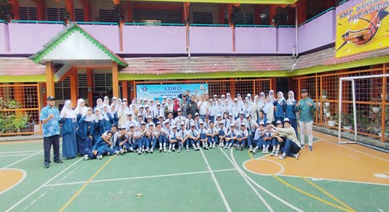 Latihan Dasar Kepemimpinan Organisasi-SMPN 36 Jakarta